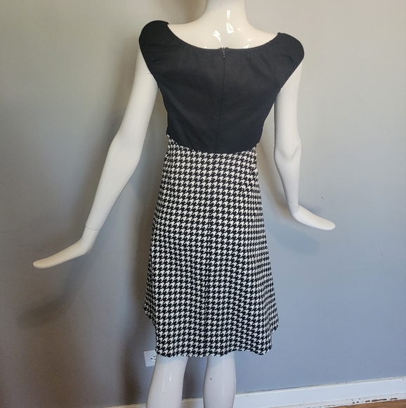 Sucrefas Off The Shoulder Houndstooth Dress, VGUC, Size S - Picture 4 of 8